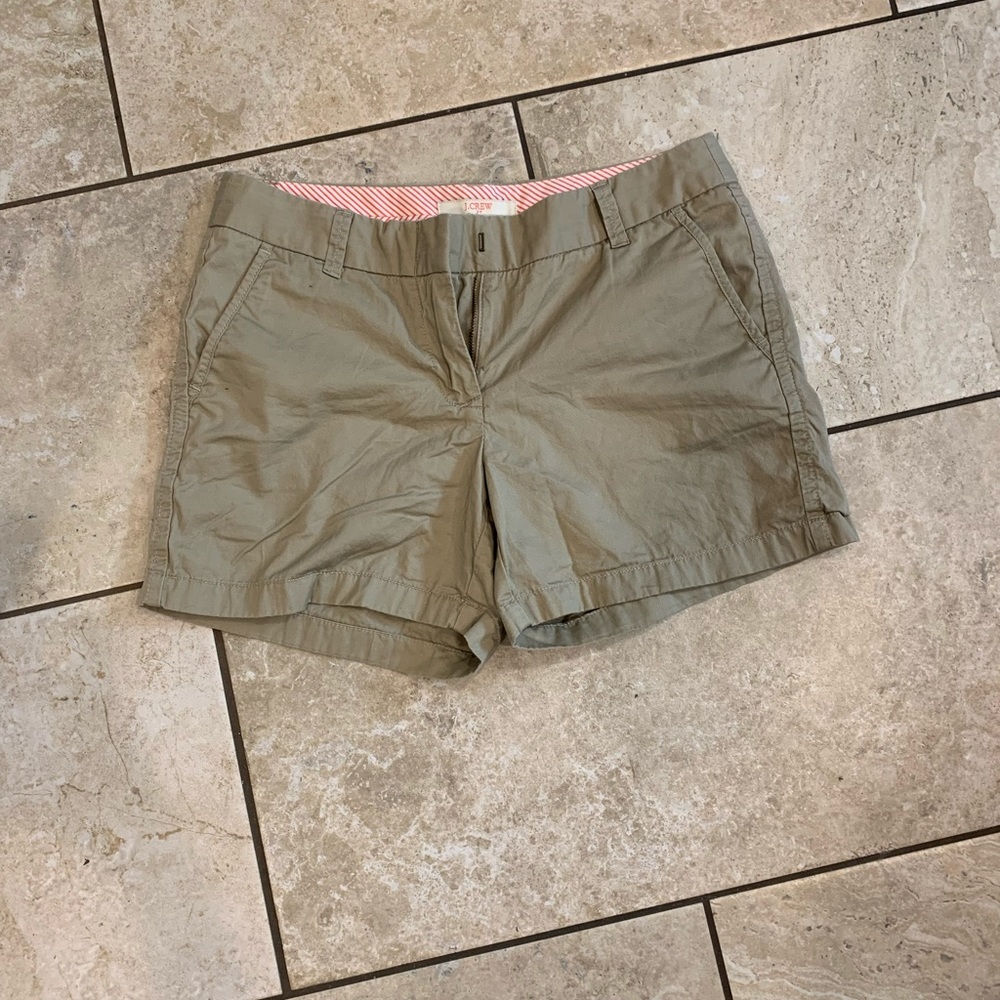 Khaki chino shorts. Light weight
